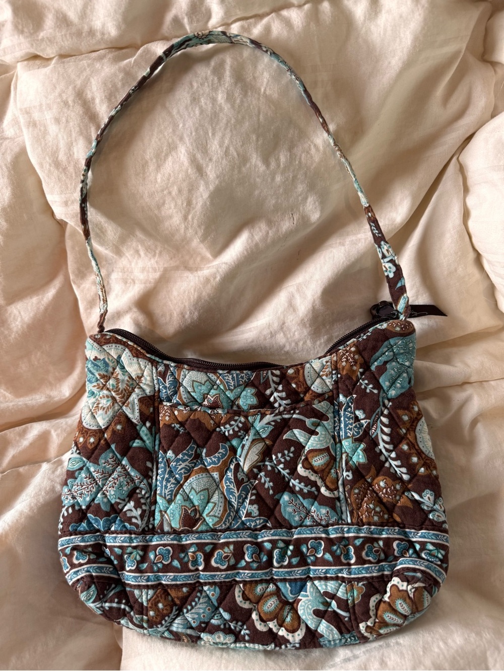 Vera Bradley Java Blue Molly Shoulder Bag